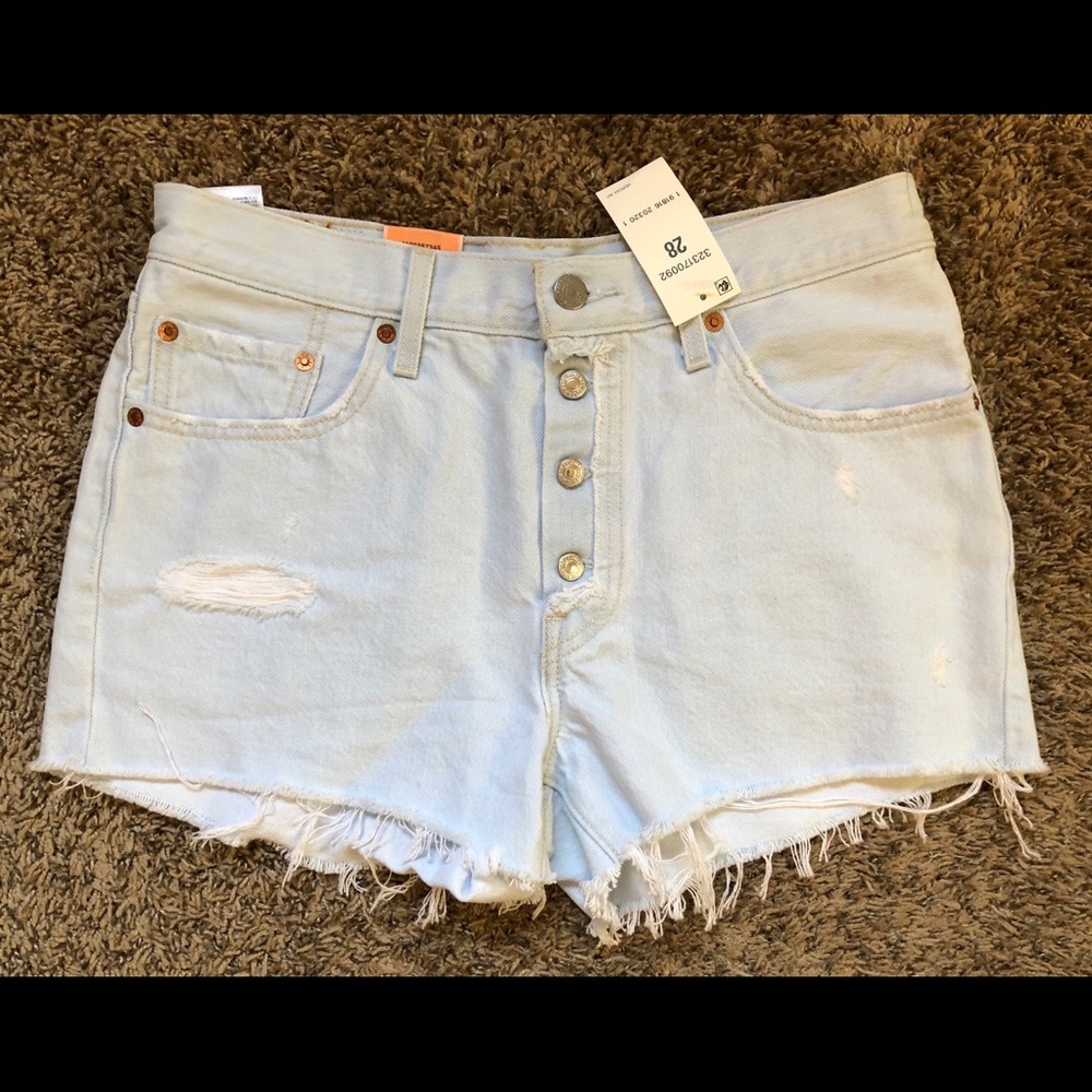 Levi’s 501 shorts vintage high rise mom wedgie fit